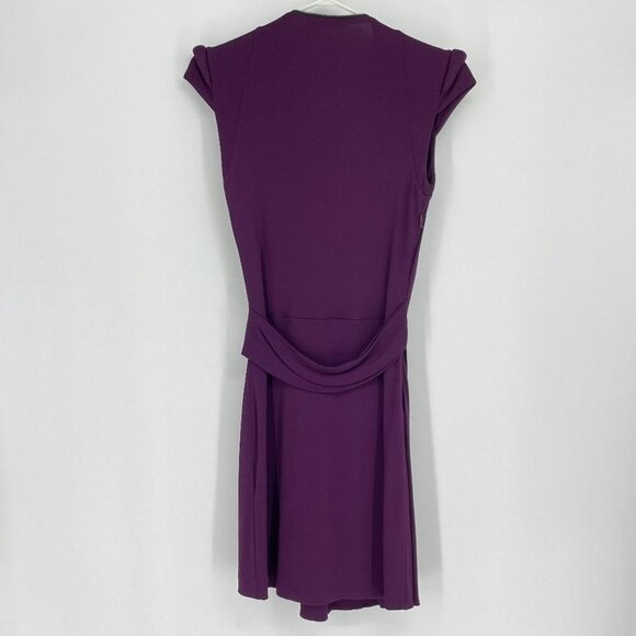 Gucci Purple Zipper cap sleeve sheath mini dress - Picture 5 of 16